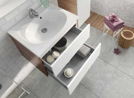 Ravak UMÝVADLO ROSA 600 white s otvormi XJ201160000