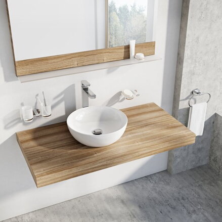 Ravak UMÝVADLO Uni 400 B Slim keramické white XJX01140003