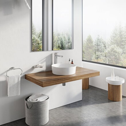 Ravak UMÝVADLO Uni 400 Slim keramické white XJX01140002