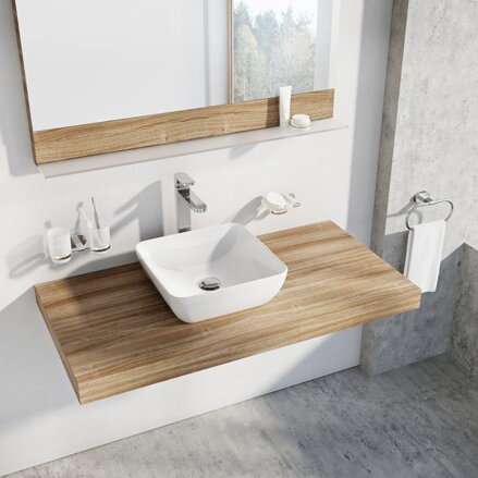 Ravak UMÝVADLO Uni 380 S Slim keramické white XJX01138001