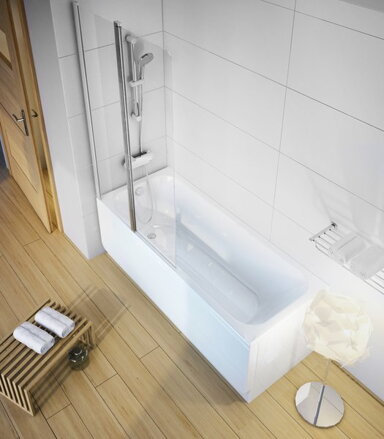 Ravak VAŇA OBDĹŽNIKOVÁ CHROME 150x70 snowwhite C721000000