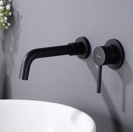 Rea LUNGO LONG BLACK UMÝVADLOVÁ PODOMIETKOVÁ BATÉRIA + BOX, čierna REA-B0371