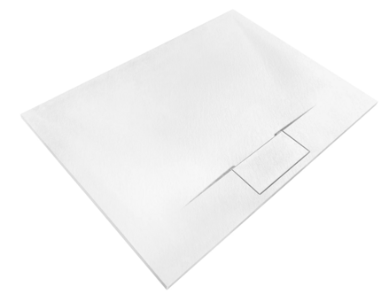 Rea BAZALT LONG WHITE OBDĹŽNIKOVÁ SPRCHOVÁ VANIČKA 90x120, biela REA-K3322