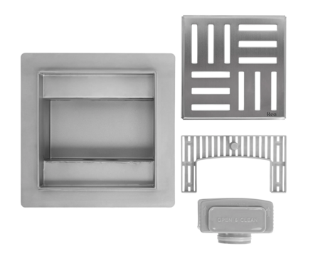 Rea CROSS N NEREZOVÝ SPRCHOVÝ ŽĽAB 120x120 mm REA-G6200