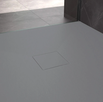 Rea MAGNUM GREY ŠTVORCOVÁ SPRCHOVÁ VANIČKA 90x90, sivá REA-K4106