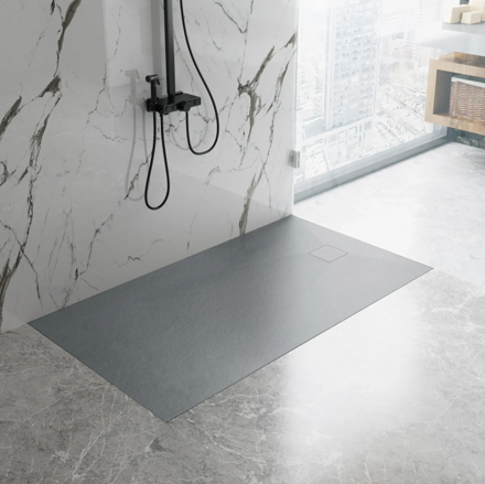 Rea MAGNUM GREY OBDĹŽNIKOVÁ SPRCHOVÁ VANIČKA 90x120, sivá REA-K4108