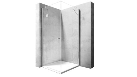 Rea MADOX U ŠTVORCOVÝ SPRCHOVÝ KÚT 90x90, sklo číre REA-K4527