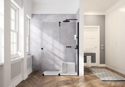 Rea MAGNUM WHITE OBDĹŽNIKOVÁ SPRCHOVÁ VANIČKA 80x100, biela REA-K3335