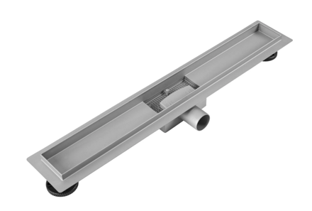 Rea NEOX N NEREZOVÝ SPRCHOVÝ ŽĽAB 600 mm, chróm kartáčovaný REA-G2501