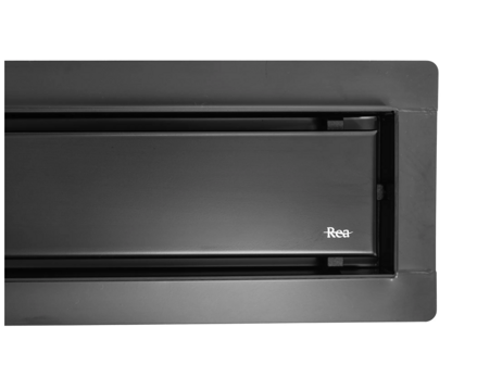 Rea NEOX BLACK N NEREZOVÝ SPRCHOVÝ ŽĽAB 800 mm, čierny matný REA-G6604