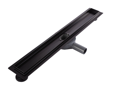 Rea NEOX BLACK N PRO NEREZOVÝ SPRCHOVÝ ŽĽAB 600 mm, čierny matný REA-G7801