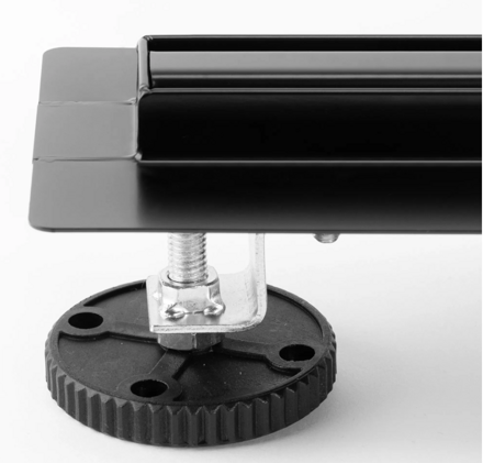 Rea NEOX SLIM BLACK N PRO NEREZOVÝ SPRCHOVÝ ŽĽAB 600 mm, čierny matný REA-G2700