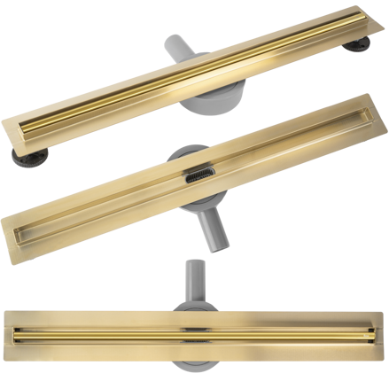 Rea NEOX SLIM GOLD N PRO NEREZOVÝ SPRCHOVÝ ŽĽAB 700 mm, zlatý REA-G2718