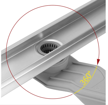 Rea NEOX NIKEL SUPERFLOW N PRO NEREZOVÝ SPRCHOVÝ ŽĽAB 900 mm, nikel REA-G2708