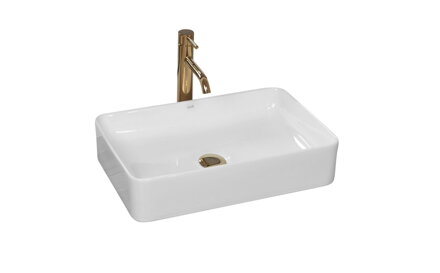 Rea AVIA UMÝVADLO NA DOSKU 51cm, biele keramické REA-U0840