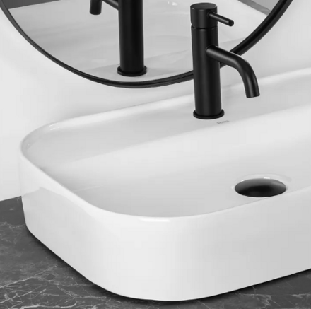 Rea VERONA UMÝVADLO NA DOSKU 65cm, biele keramické REA-U3325