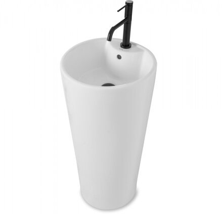 Rea BLANKA UMÝVADLO VOĽNE STOJACE 40cm, biele keramické REA-U5635