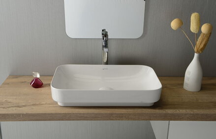 SOTT AQUA Keramické umývadlo 60x38cm, biela