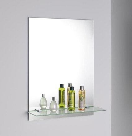 Zrkadlo 50x70cm, vrátane závesov a otvorov pre policu Zrkadlo 50x70cm, vrátane závesov a otvorov pre policu