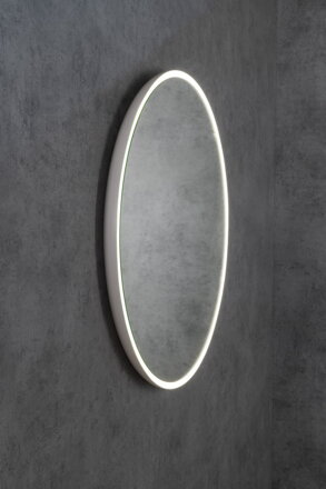 FLOAT LED podsvietené zrkadlo, priemer 740mm, biela FLOAT LED podsvietené zrkadlo, priemer 740mm, biela