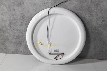 FLOAT LED podsvietené zrkadlo, priemer 740mm, biela FLOAT LED podsvietené zrkadlo, priemer 740mm, biela