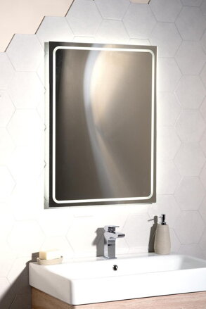 GEMINI LED podsvietené zrkadlo 600x800mm GEMINI LED podsvietené zrkadlo 600x800mm