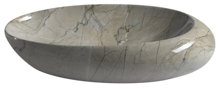DALMA keramické umývadlo 68x16,5x44 cm, grigio