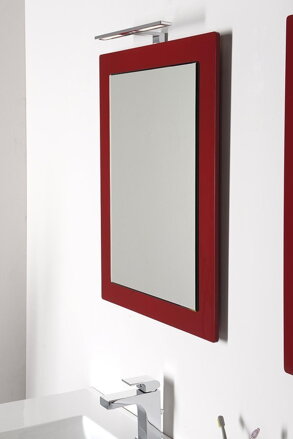 MITRA zrkadlo v ráme 720x520x40mm, bordó MITRA zrkadlo v ráme 720x520x40mm, bordó
