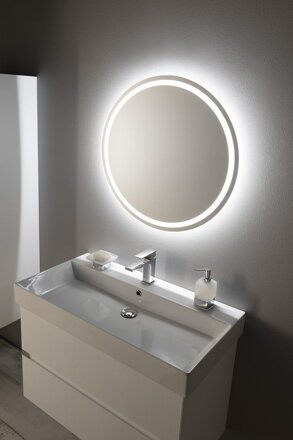 NYX guľaté zrkadlo s LED osvetlením, ø 60cm NYX guľaté zrkadlo s LED osvetlením, ø 60cm