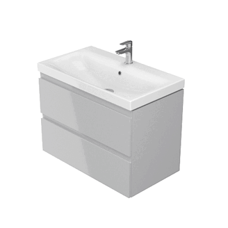 Cersanit MODUO SKRINKA POD UMÝVADLO SO ZÁSUVKAMI 80 cm, sivá S929-007