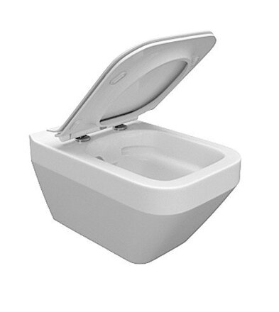 Cersanit CREA WC MISA ZÁVESNÁ Clean On + SEDÁTKO DUROPLAST, SLIM, ODNÍMATEĽNÉ, biele S701-213