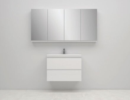 Cersanit MODUO SLIM SKRINKA POD UMÝVADLO SO ZÁSUVKAMI 80 cm, biela S929-002