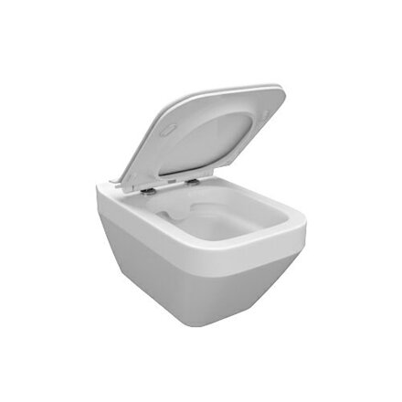 Cersanit CREA WC MISA ZÁVESNÁ Clean On + SEDÁTKO DUROPLAST, SLIM, ODNÍMATEĽNÉ, biele S701-213