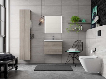 Cersanit CITY WC ZÁVESNÉ Clean On + SEDÁTKO SLIM DUROPLAST odnímateľné, biele K701-104