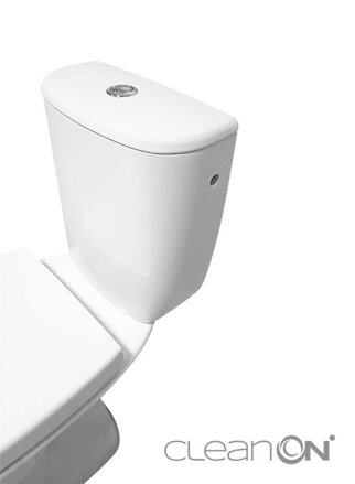 Cersanit ARTECO WC MISA STOJACA, Clean On, vodor. Odp 3/6 l, prívod vody z boku + sedátko duroplast, biele keramické K667-052
