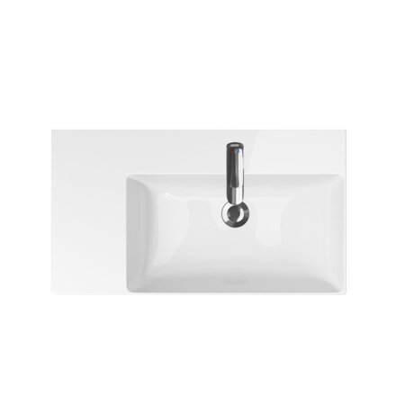 Cersanit INVERTO UMÝVADLO NÁBYTKOVÉ 80 cm, ľavé, keramické K671-016