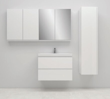 Cersanit MODUO SLIM SKRINKA POD UMÝVADLO SO ZÁSUVKAMI 80 cm, biela S929-002