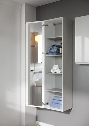 Cersanit MODUO SKRINKA VYSOKÁ BOČNÁ 160 cm, antracit S590-086