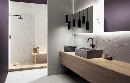 Tubadzin HOUSE OF TONES WHITE B STR 32,8X89,8 obklad