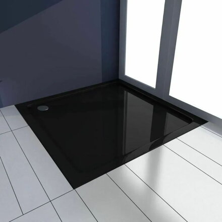 Rea SAVOY SPRCHOVÁ VANIČKA 80x80 + sifón, čierna, K4804