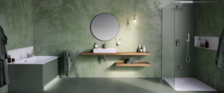 Excellent VIRRO ZRKADLO OKRÚHLE, čierny rám, 60 cm DOEX.VI060.BL