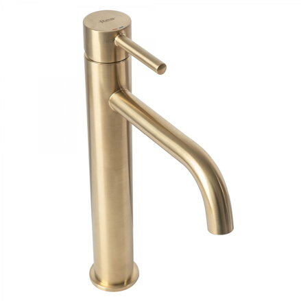 Rea LUNGO L.GOLD MATT VYSOKÁ UMÝVADLOVÁ BATÉRIA, 280 mm, zlatá REA-B4526