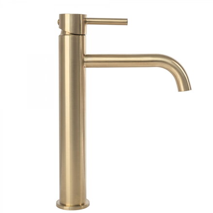 Rea LUNGO L.GOLD MATT VYSOKÁ UMÝVADLOVÁ BATÉRIA, 280 mm, zlatá REA-B4526