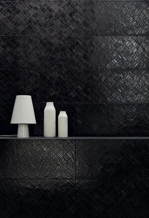 Tubadzin MODERN BASALT BLACK 29,8x74,8 dekor Tubadzin MODERN BASALT BLACK 29,8x74,8 dekor