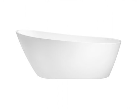 Besco MELODY 170 VAŇA VOĽNE STOJACA 170x80, biela sanitárny akrylát, klik-klak chróm WAS-170-M