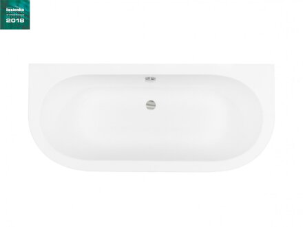 Besco VISTA 150 VAŇA VOĽNE STOJACA 150x75, biela sanitárny kompozit WKV-150-WS
