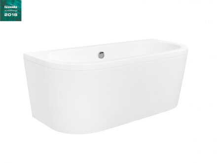 Besco VISTA 150 VAŇA VOĽNE STOJACA 150x75, biela sanitárny kompozit WKV-150-WS