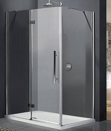 Aquatek BETTER R53 OBDĹŽNIKOVÝ SPRCHOVÝ KÚT 140x90, ľavý, sklo číre