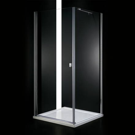 Aquatek GLASS A1 ŠTVORCOVÝ SPRCHOVÝ KÚT 80x80, sklo číre