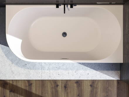 Aquatek INDIANAPOLIS 170 VAŇA VOĽNE STOJACA pravá, biela akrylátová